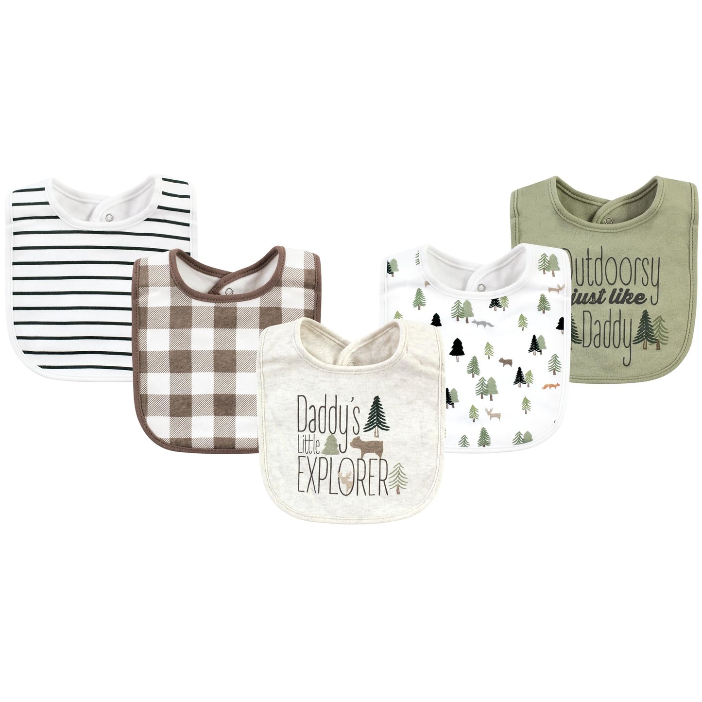 Hudson Baby Unisex BabyCotton Bibs