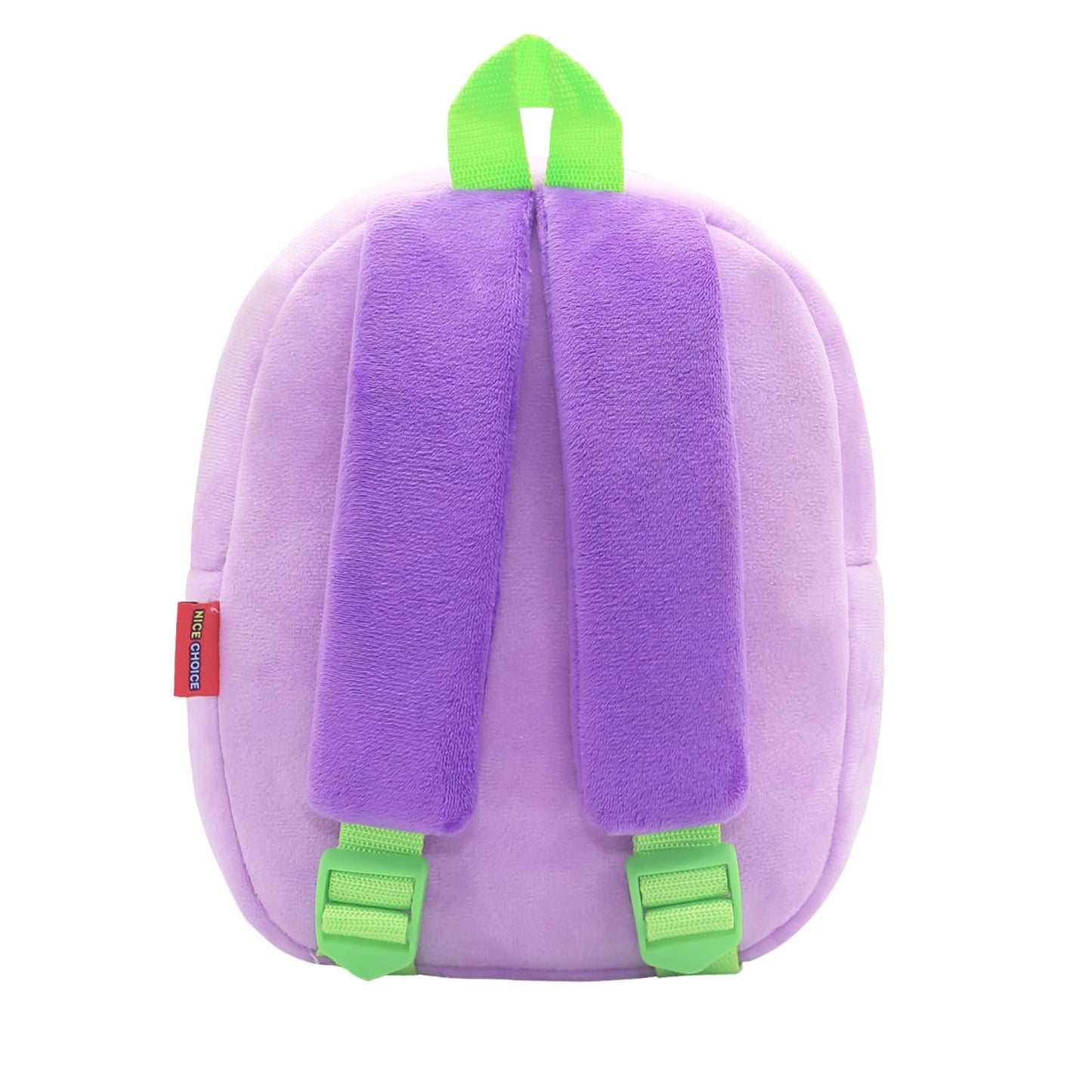 NICE CHOICE Cute Toddler Backpack Toddler Bag Plush Animal Cartoon Mini Travel Bag for Baby Girl Boy 2-6 Years(Grey Elephant)