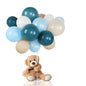 Meooeck 185 Pcs Bear Baby Shower Party Decorations Table Centerpieces 5 Pcs 13. 5'' Gender Reveal Bears 180 Balloons Kit Baby Shower Table Decor for Birthday Wedding(Green, Brown, Nude, White)