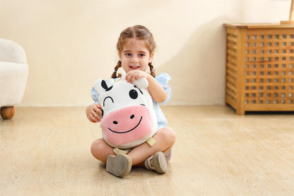 Cute Plush Toddler Backpacks Mini Brown Owl Backpack for Kids Real Littles Backpack for Boy Girl