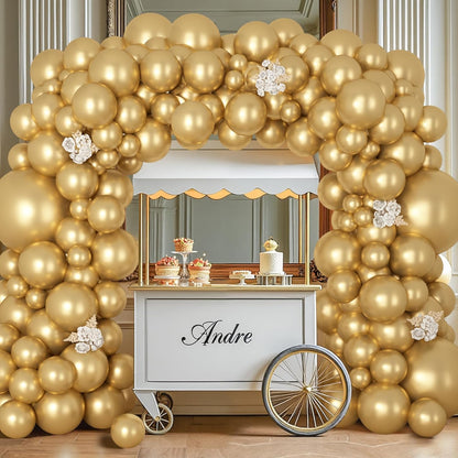 Ouddy Life 157 Pcs Boho Dusty Pink Balloons Arch Garland Kit, Blush Neutral Pink Sand White Metallic Gold Different Size Balloon for Girls Baby Shower Birthday Wedding Gender Reveal Party Decorations
