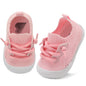 BARERUN Baby Shoes Baby First Walking Shoes Infant Sneakers Wide Barefoot Slip on Soft Sole Boys Girls Crib Shoe Toddler Breathable Lightweight House Socks