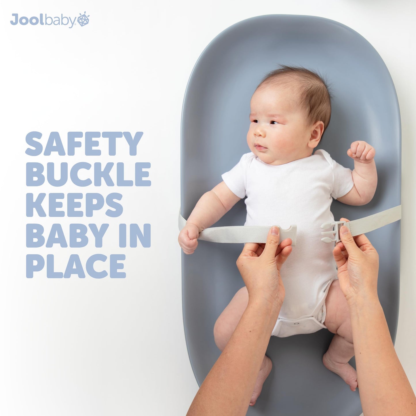 Jool Baby Waterproof Baby Changing Pad - Easy to Clean, Lightweight & Portable - Large Foam Cushion for Comfort (Sage)