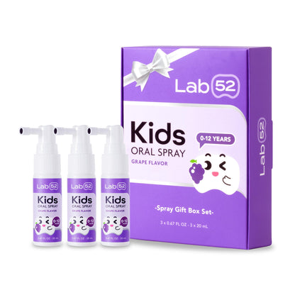 LAB52 Kids Oral Spray, Xylitol Flavor Free Spray for Toddlers & Preschoolers, Fluoride-Free Daily Oral Care