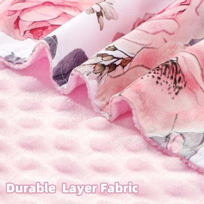 SWESEN Car Seat Cover Baby for Girls, Peekaboo Opening Carseat Covers Baby, Universal Car Seat Canopy Cover & Nursing Cover, 360° Full Coverage Sun & Wind Protector, Floral