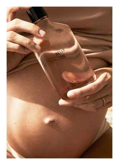 HATCH Belly Oil Mini Me - 1oz Quick-Drying Belly Oil - Vegan & Plant Based Nutrient Rich - Supports Skin Throughout Pregnancy
