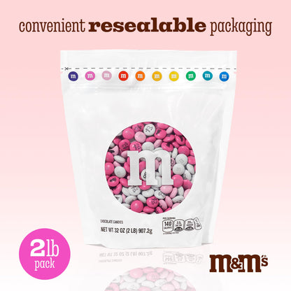 M&M'S World It's A Boy Milk Chocolate Candy 2lb Bag with White and Blue M&M'S for Baby Boy Showers Gender Reveal Parties and Baby Celebration Favors