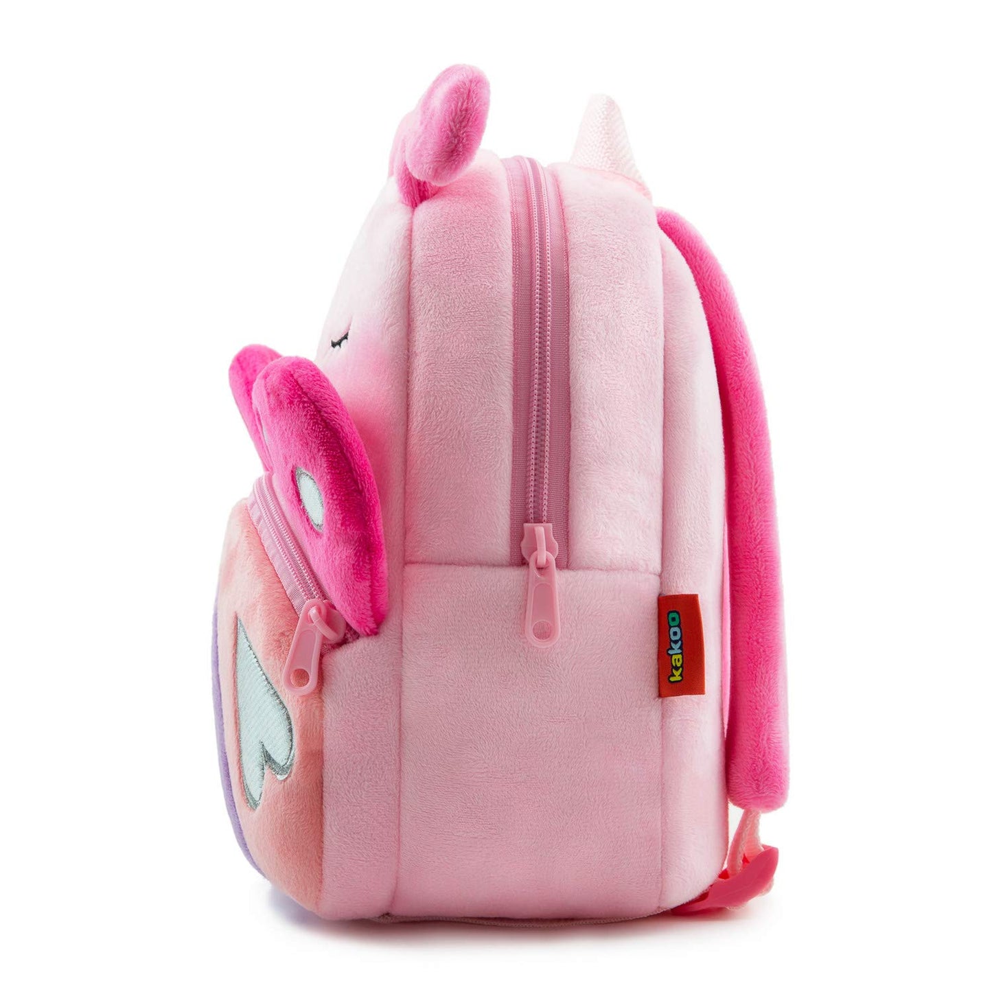 NICE CHOICE Cute Toddler Backpack Toddler Bag Plush Animal Cartoon Mini Travel Bag for Baby Girl Boy 2-6 Years(Grey Elephant)