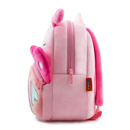NICE CHOICE Cute Toddler Backpack Toddler Bag Plush Animal Cartoon Mini Travel Bag for Baby Girl Boy 2-6 Years(Grey Elephant)