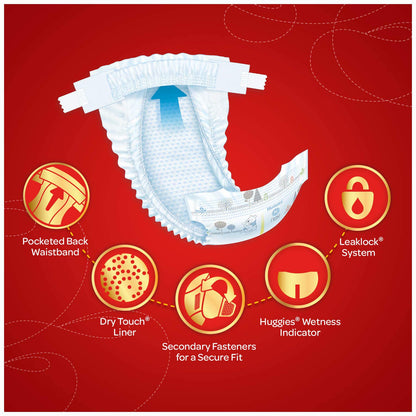 Huggies Newborn Diapers, Little Snugglers Baby Diapers, Size Newborn (up to 10 lbs), 31 Count