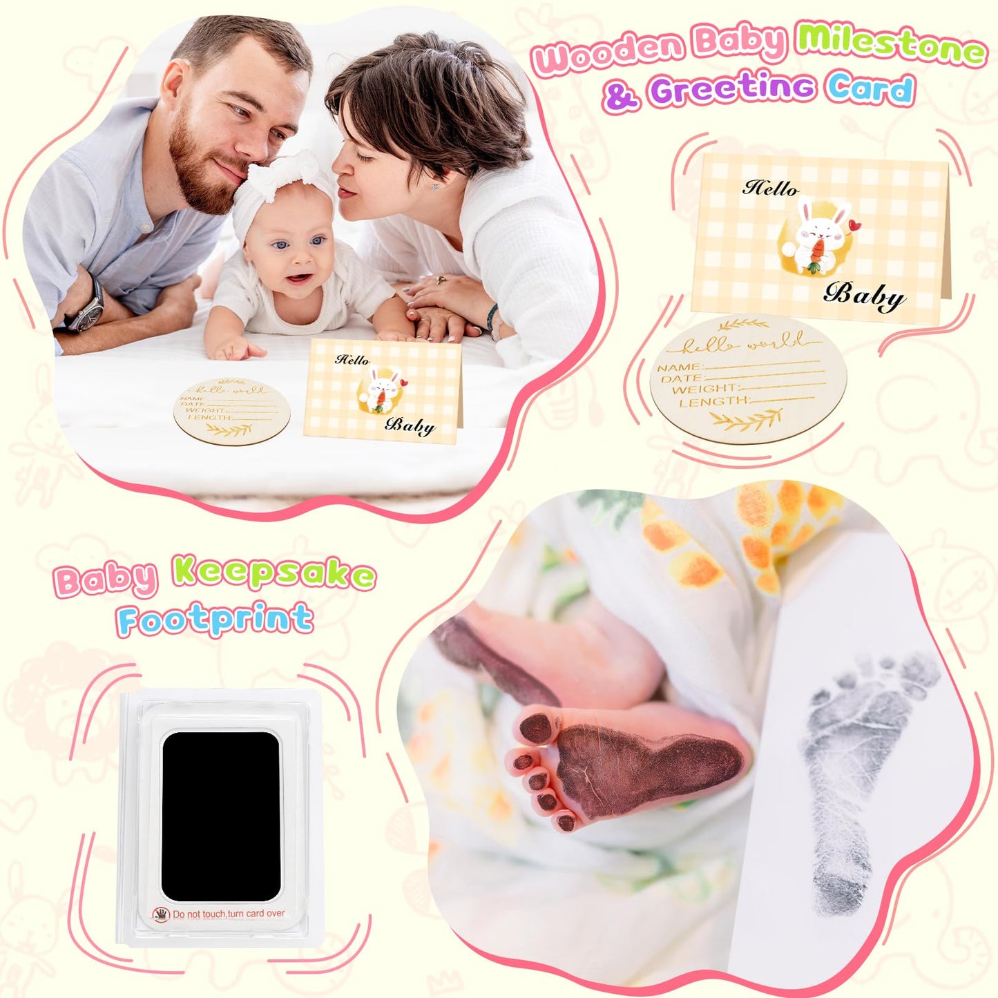 Baby Boy Gifts for Baby Shower, 10Pcs Newborn Baby Shower Boy Gift, Premium & Exquisite Welcome Baby Gift Basket Set Baby Boy Shower Gifts, Baby Boy Gift Basket Set & Baby Boy Gifts Set