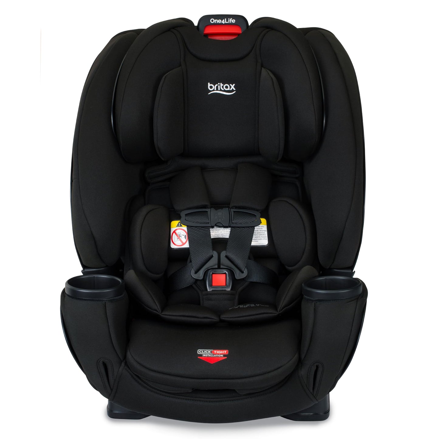 Britax One4Life Convertible Infant Car Seat, 10 Years of Use from 5 to 120 Pounds, Converts from Rear-Facing to Forward-Facing Booster Seat, Machine-Washable Fabric, Glacier Graphite