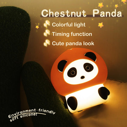 Cute Frog Night Light for Kids, Color Changeable Soft Silicone Sleeping Night Lamp for Nursery, Dimmable Timer Rechargeable Colorful Baby's Light Room Decor Children Gifts
