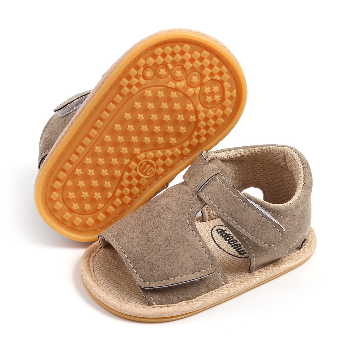 GAISUMMI Baby Girls Sandals Summer Bowknot Infant Crib Shoes Toddler Pu Leather Soft Rubber Sole First Walkers