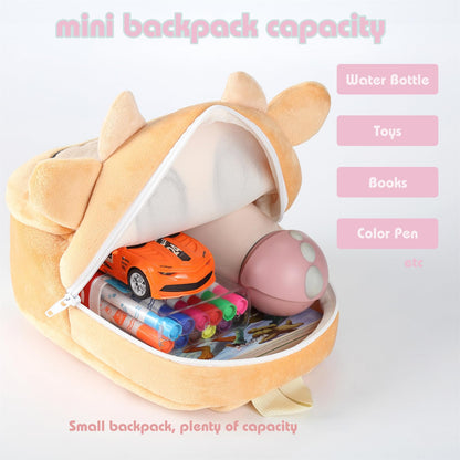 Toddler Backpack for Girls Boys School Small Backpacks Toddler Back Pack Stuffed Animal Backpack Kawaii Kids Mini School Bag Preschool Age 2-4 Unicorn