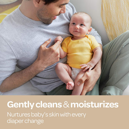 Huggies Nourish & Care Scented Baby Wipes, 3 Flip-Top Packs (168 Wipes Total)