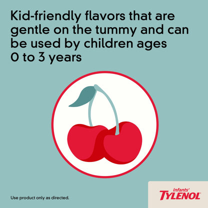 Infants' TYLENOL Oral Suspension, Grape, 2 Fl. Oz
