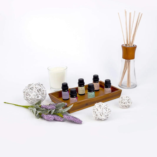 LittleHippo Set of 6 Premium 100% Pure Essential Oils 10ml Specially Formulated for Kids/Children for Use with WISPI (Lavender, Tea Tree, Geranium, Roman Chamomile, Grapefruit, Orange)