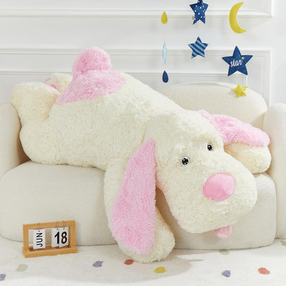 MaoGoLan 52“ Giant Stuffed Puppy Dog Animal,Ultra Soft Large Plush Soft Plush Dog Body Pillow Toy for Girls,Kids,Puppy Lover