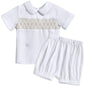 Booulfi Baby Boy Toddler Summer Clothes Wedding Birthday Outfits Suit for Boys T-Shirt and Shorts Set