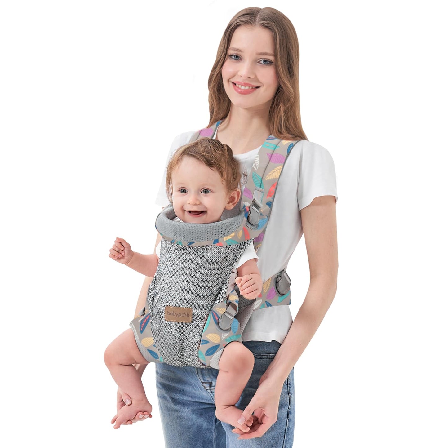 3-in-1 Baby Carrier Newborn to Toddler - Ergonomic(7.5-45lbs),Cozy Baby Carrier，Enhanced Lumbar Support，Easily AdjustableLightweight & Breathable Child Carrier(Camouflage)