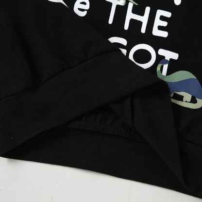 WESIDOM Baby Boy Clothes, Long Sleeve Printing Hoodie With Jeans Pants Outfits Set