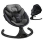 LAREX Baby Swing Infant Swing Electric Toddler Baby Rocker Portable for Newborn Boy Girl, 5 Sway Speeds with Remote Control, 10 Preset Melodies and Bluetooth, 0-6 Months Max 20 Lbs (Pink)