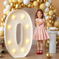 imprsv Marquee Light Up Letters, 3FT Mosaic Letters with Light for Baby Shower Graduation Party Decor, Large A for Engagement Wedding Party Decorations (Need to Assemble)