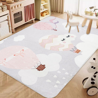 ABREEZE Kids Rug Play Mat Ultra Soft Rugs for Bedroom, 3.3'x5' Non Slip Cartoon Children Nursery Rug Area Rug Kids Carpet for Bedroom Decor Playroom Living Room