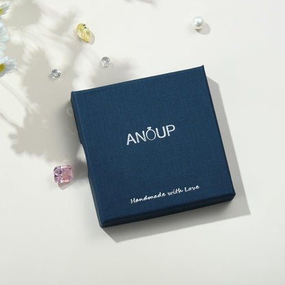 Anoup Heart Initial Stud Earrings - Gifts for Girls, Sterling Silver Post 14K Gold Plated All Over Hypoallergenic | CZ Simulated Diamond Stud Earrings | Birthday Gifts for Kids Toddlers Daughter