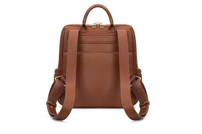 Mini Diaper Bag Backpack-Minimalist bag With Premium Vegan Leather Material With 7 Interior and 5 External Pockets (Onyx)
