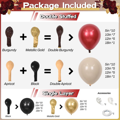 Sage Green Balloons Arch Double Stuffed, Olive Dusty Green Brown Beige Neutral Balloon Garland Kit, White Sand Apricot Tan Latex Balloon for Baby Shower Birthday Jungle Safari Party Decoration