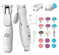 Baby Nail Trimmer 21 in 1, Usage Labeled Case & 13 Extra Replacement Tools, Royal Angels Baby Electric Nail File, Baby Nail Care, Nail Clipper Newborn Toddler Toes & Fingernails Nail Kit (Blue)