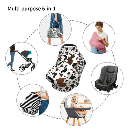 Cute Butterfly Baby Stuff Car Seat Covers Baby Multi-Use Car Seat Canopy Carrier Cover, Breathable Breastfeeding Cover Boys & Girls