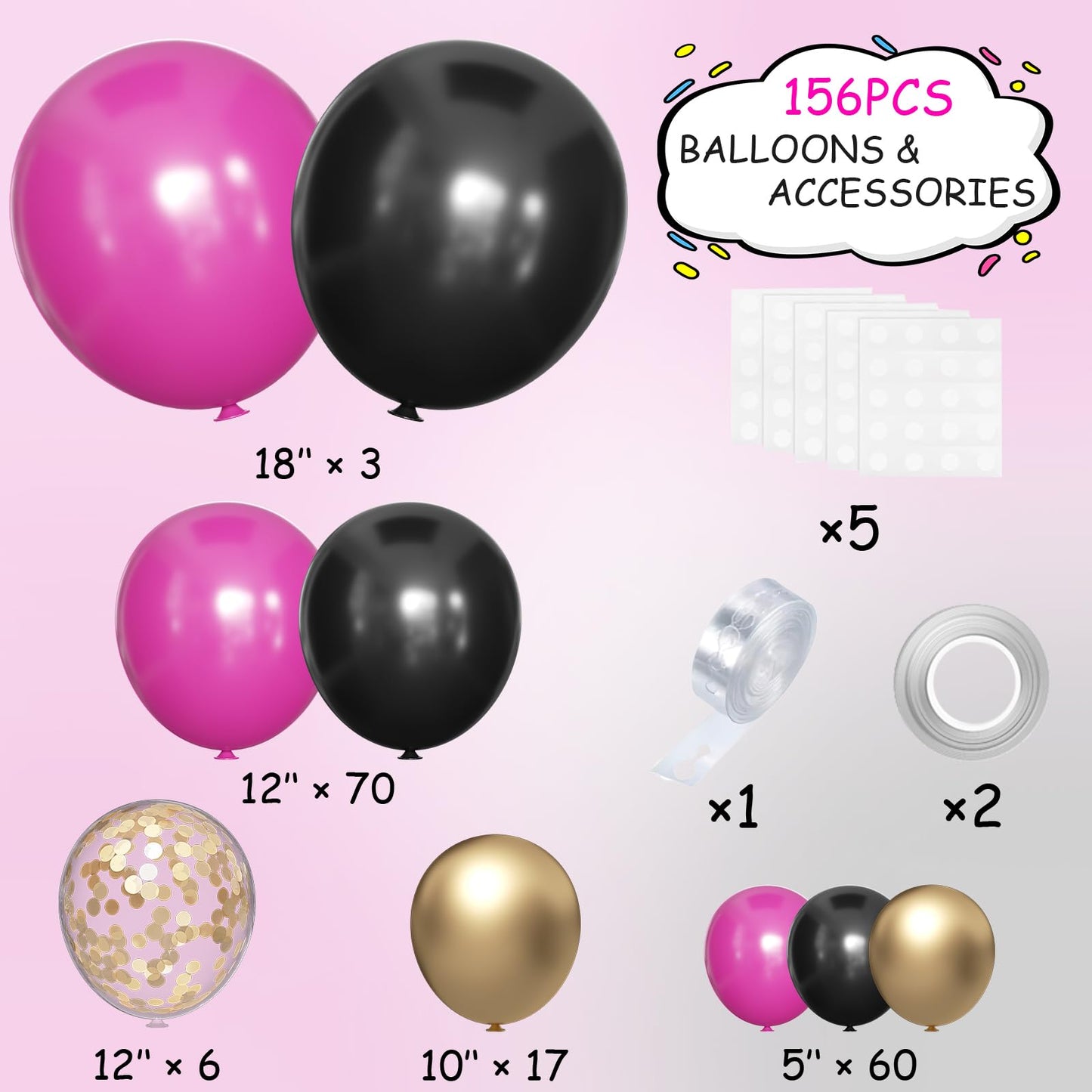 Boho Balloon Garland Arch Kit, 156Pcs Dusty Pink Pastel Brown Metallic Champagne Gold White Balloons for Wedding Baby Bridal Shower Engagement Anniversary Birthday Decorations