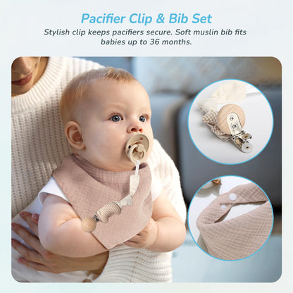 10PCS Baby Gift Set, Baby Gift Basket for Boys Girls, Gender Neutral Gifts, Baby Bath Sets for New Baby, Rattle Swaddle Blanket Baby Gifts for Boys Girls