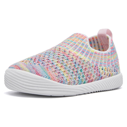 MORENDL Baby Shoes Toddler Walking Sock Shoes Non-Slip Breathable Boys & Girls Sneakers Infant Tennis Shoes
