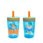 Zak Designs Disney Princess Kelso Toddler Cups For Travel or Home, 15oz 2-Pack Plastic Sippy Cups, Leak-Proof For Kids (Ariel, Aurora, Belle, Cinderella, Jasmine, Mulan, Rapunzel, Tiana)
