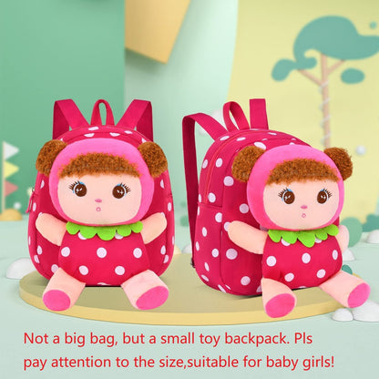Cute Toddler Backpack Plush Doll Toy Snack Travel Bag Preschool Shoulder Bag Gift for Kid
