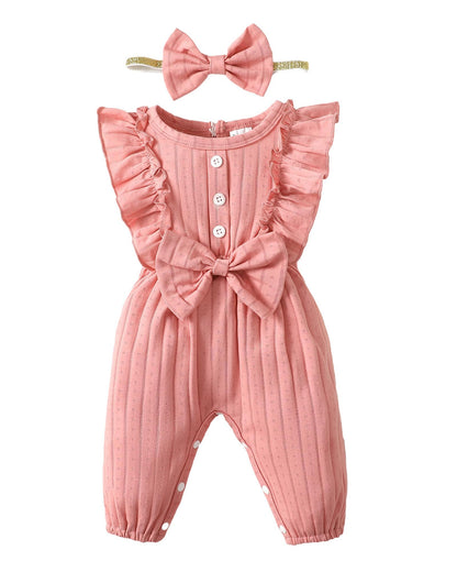 Mioglrie Newborn Baby Girl Clothes One Piece Jumpsuits Clothes Short Sleeve Rompers Summer Clothes for Baby