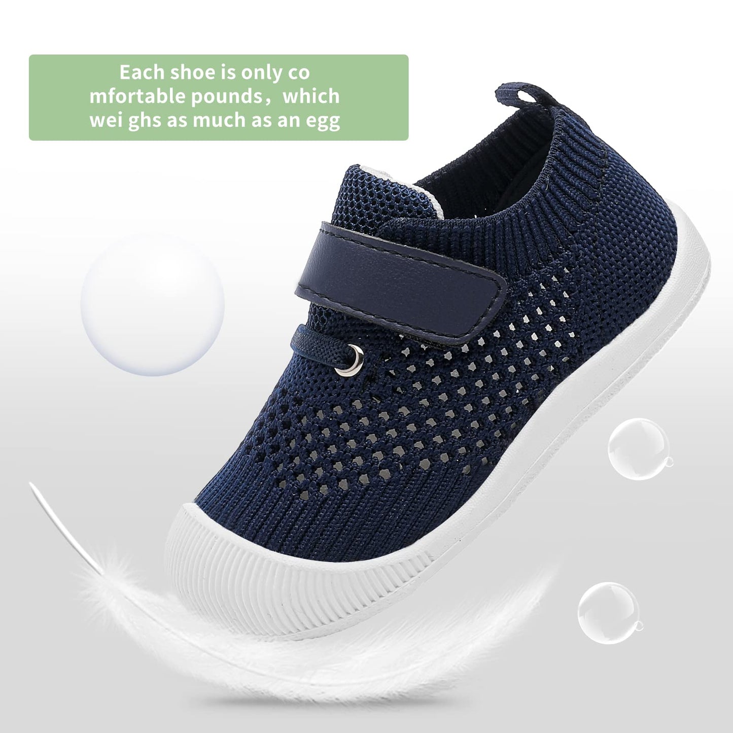 Baby Boys & Girls First Walking Shoes - Non-Slip, Breathable Infant Sneakers for 6-18 Months