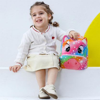 Cute Plush Toddler Backpacks Mini Brown Owl Backpack for Kids Real Littles Backpack for Boy Girl