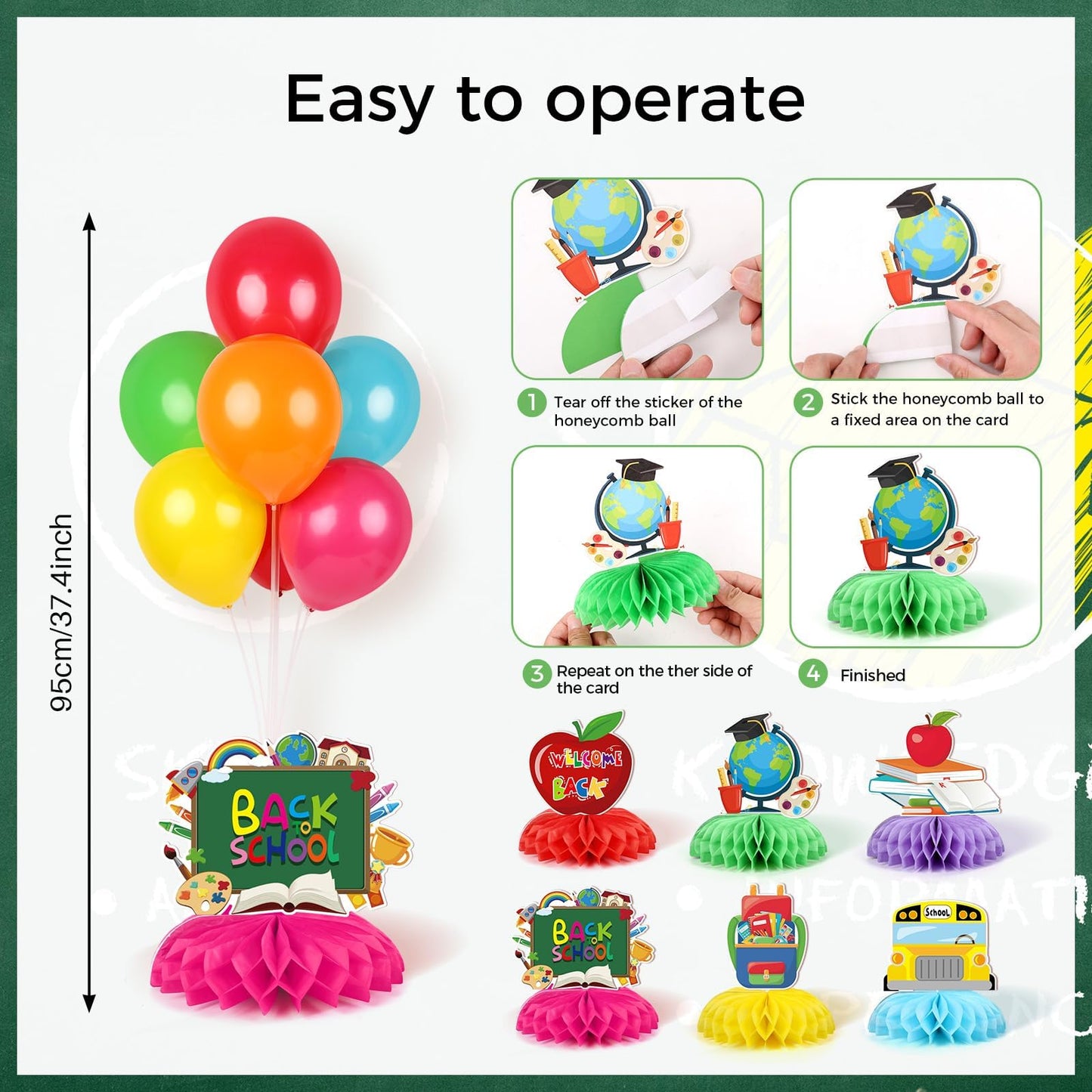 4 Sets Balloon Stand Kit for Table Bear Baby Shower Tables Centerpieces with Balloon Boy Baby Shower Decorations for Bear Theme Gender Reveal Birthday Party Table Decorations Supplies (Brown Bear, 4)