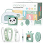 Momcozy Elite Baby Kit, Superior Baby Shower&Registry Essential Kit for Grooming & Health & Cleansing Care, Electric Nail File&Nasal Aspirator, Tummy Wrap, Thermometer, Bath Brush,Teether, Storage Bag