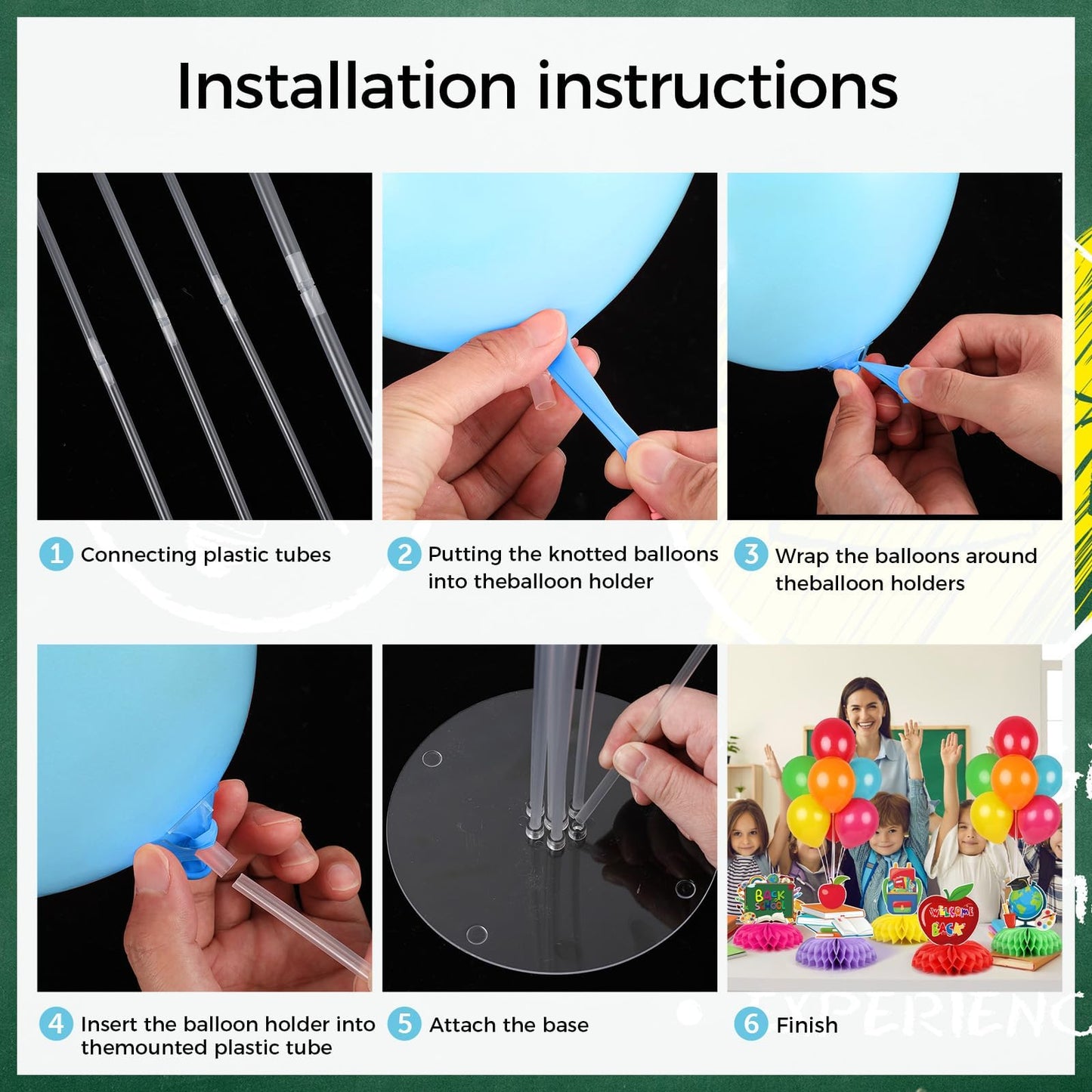 4 Sets Balloon Stand Kit for Table Bear Baby Shower Tables Centerpieces with Balloon Boy Baby Shower Decorations for Bear Theme Gender Reveal Birthday Party Table Decorations Supplies (Brown Bear, 4)