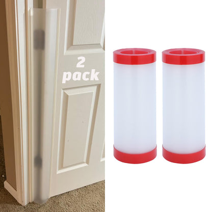 2PCS Child Proofing Door Finger Pinch Protector Clear Door Jam Shield for Child Safety Finger Pinch Guard Hinge Protectors for Kids/Pet