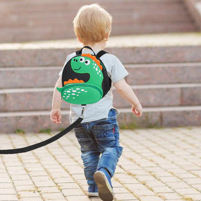 Accmor Toddler Harness Backpack Leash, Cute Dinosaur Backpacks with Anti Lost Wrist Link, Cute Mini Child Backpack Wristband Tether Strap and Protection Leashes for Boys Girls Aged 1-3 Years
