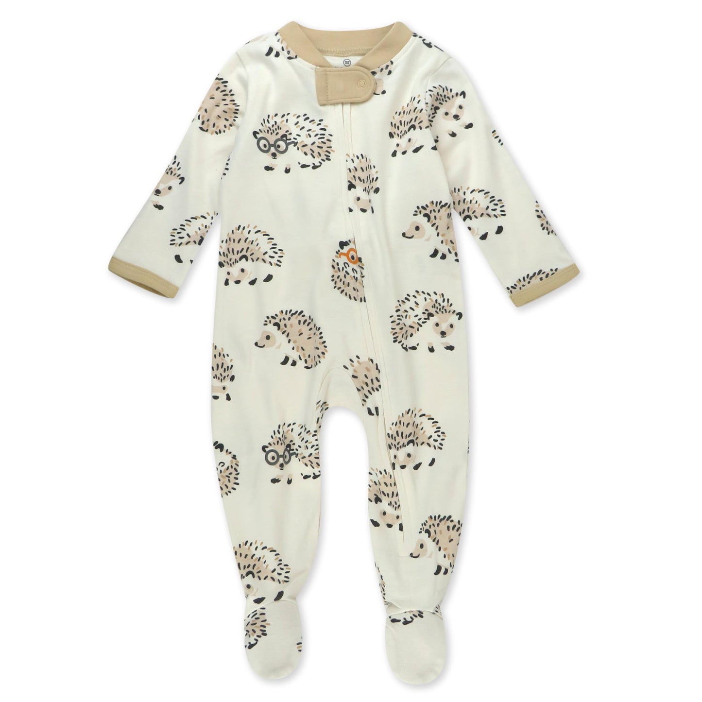 HonestBaby Sleep & Play Footed One-Piece Pajama Sleeper 100% Organic Cotton, Baby Boys