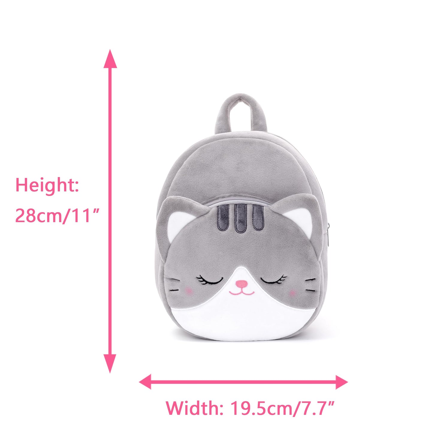 Lazada Girls Backpack with Doll Toddler Toys Baby Girls Gifts Rag Dolls 9.5“