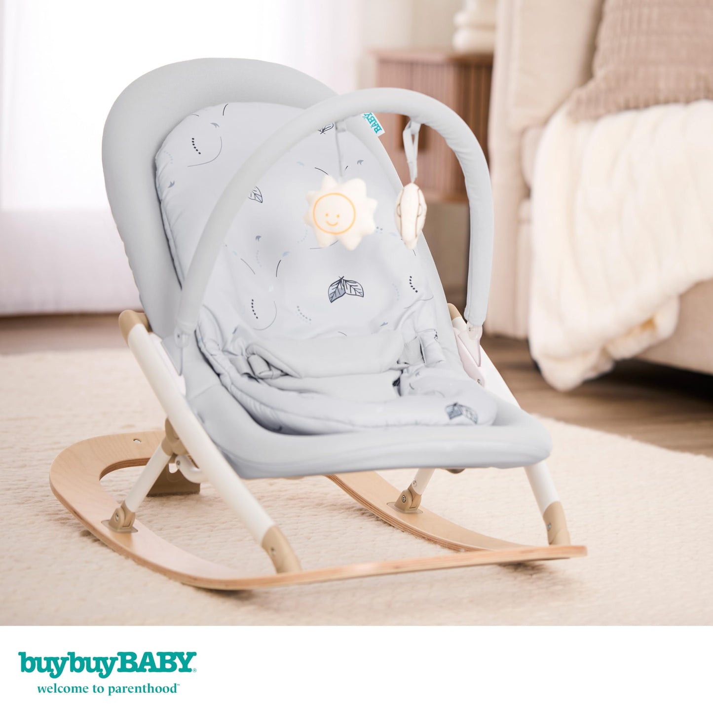 BuyBuy Baby by Evolur SleekSway Portable Rocker in Mint White